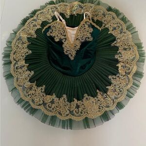 Esmeralda Ballet Tutu, YAGP, UBC competitions, Performance. Green Tutu for kids